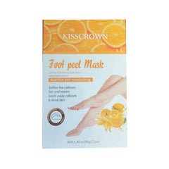 Kiss Crown Lemon Exfoliating Foot Peel Mask