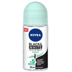 Nivea Black & White Invisible Fresh Deodorant Roll on 50ml