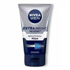 Nivea Men Extra Bright 10X Effect Brightening Foam Face Wash 100ML