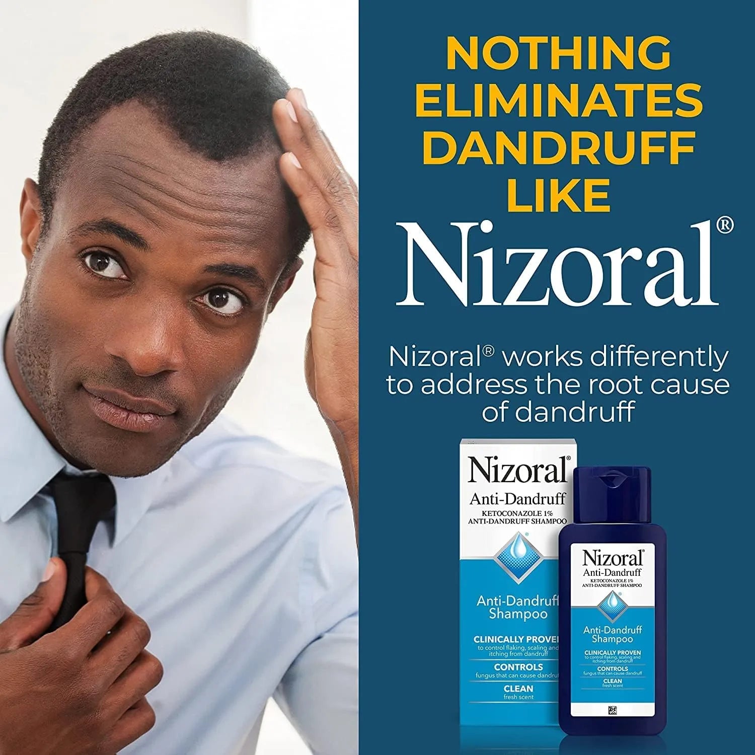 Original Nizoral AntiDandruff Shampoo, 7-Ounce Bottle - 200ml