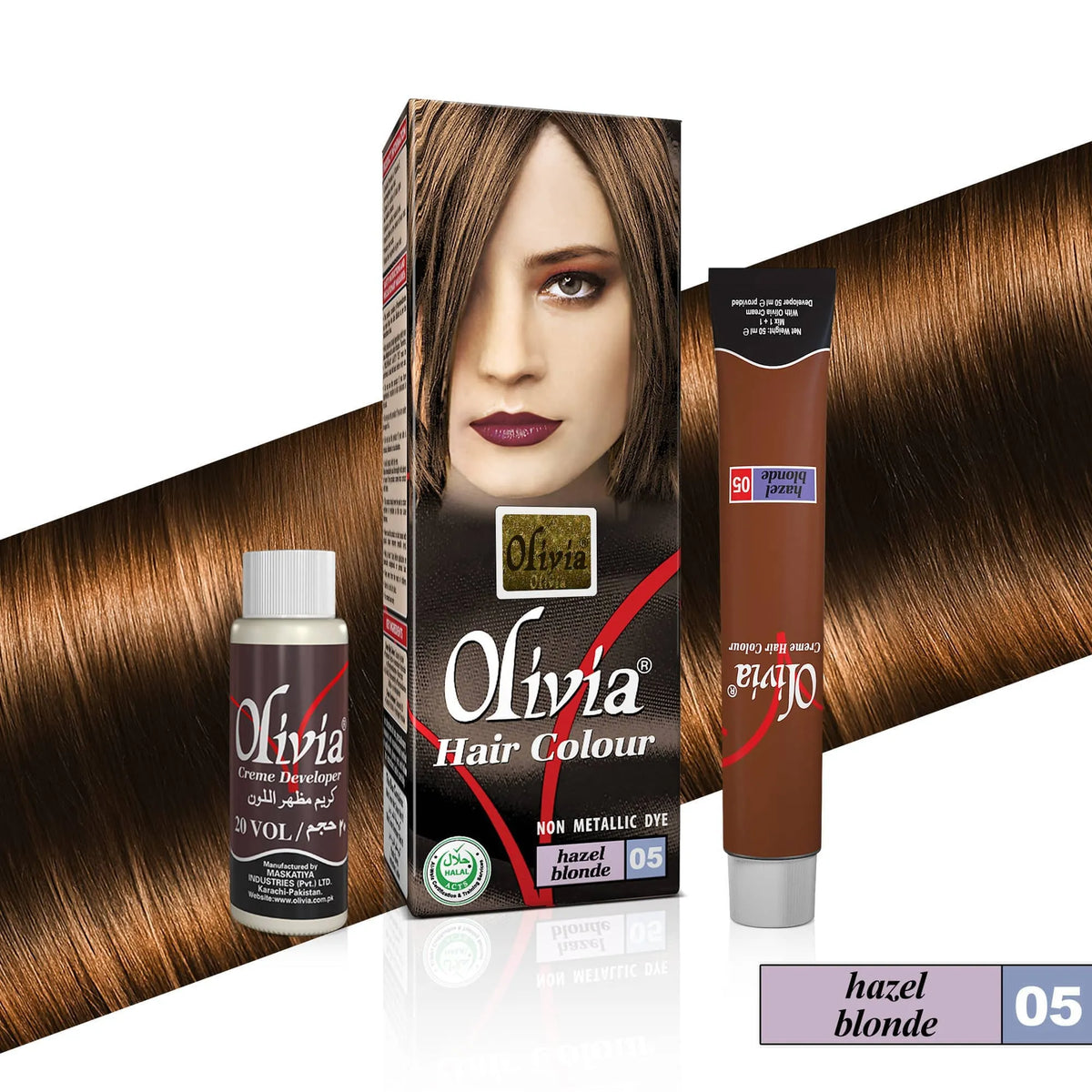 Olivia Hair Colour (Hazel Blonde 05)