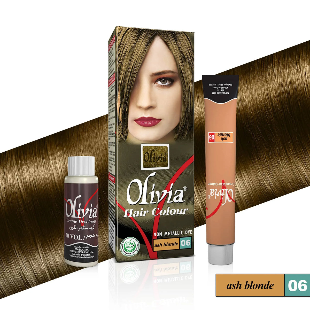 Olivia Hair Colour (Ash Blonde 06)