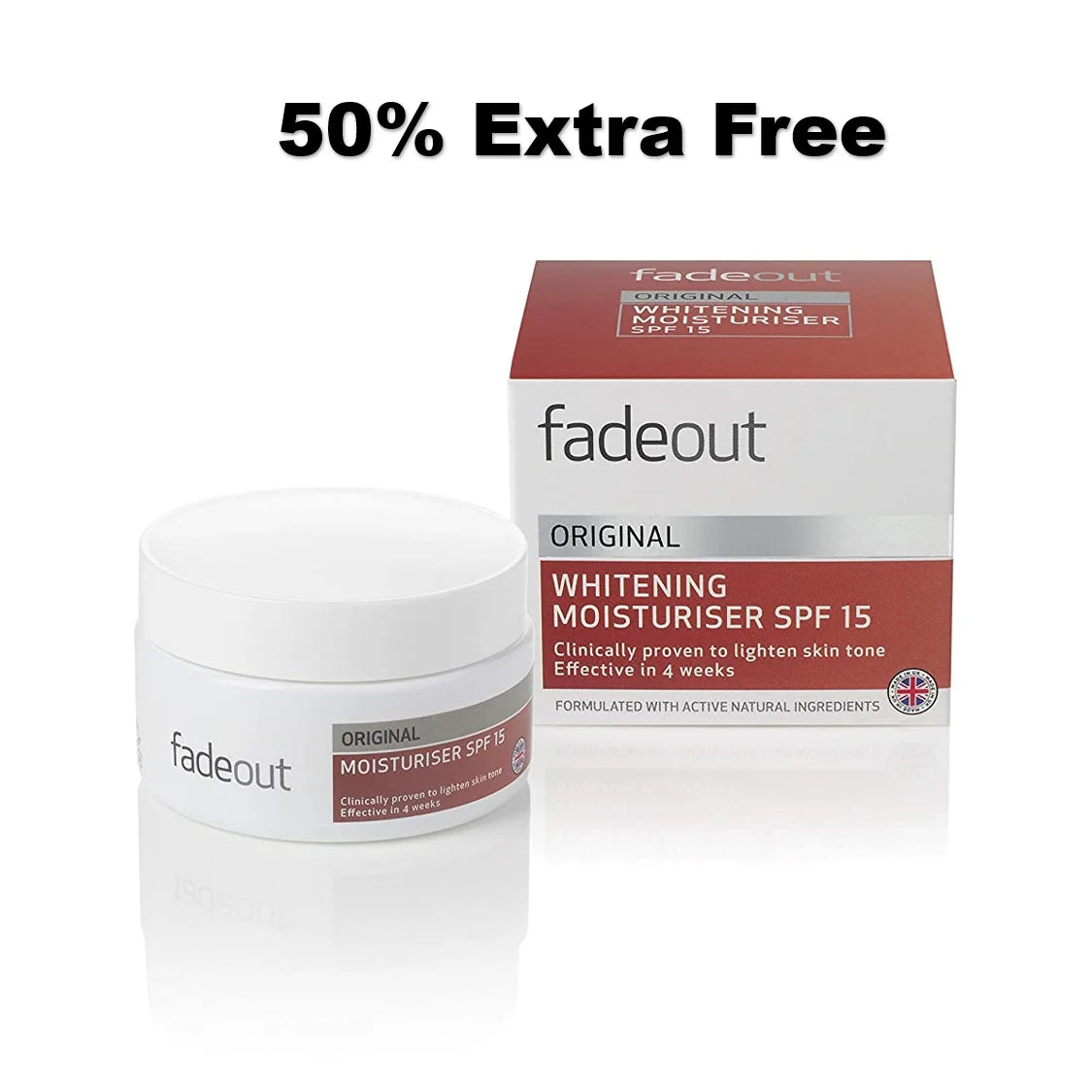 Original Fade Out Cream Whitening Moisturiser (50% Extra Free) 75ml