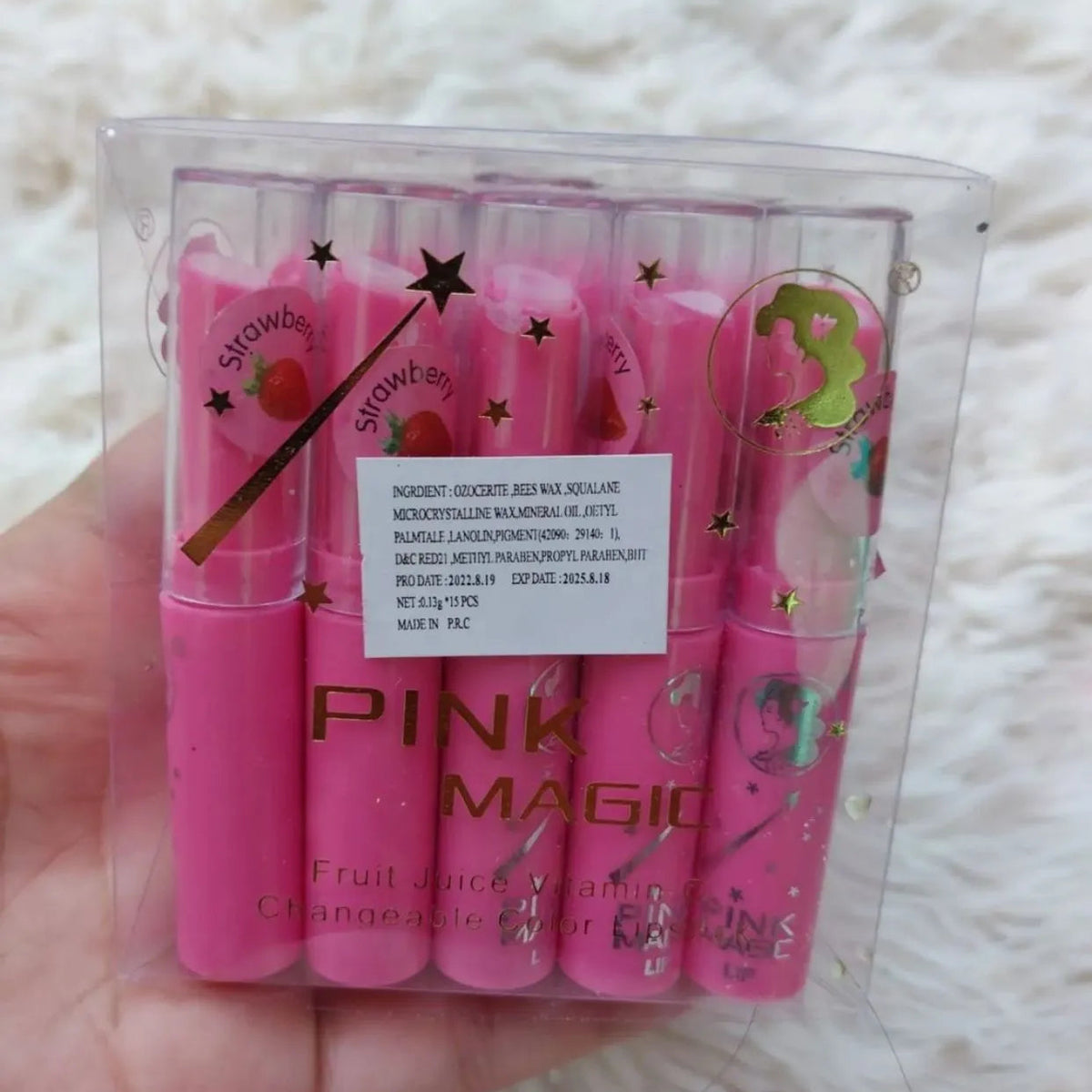 Pink magic Lip Balm