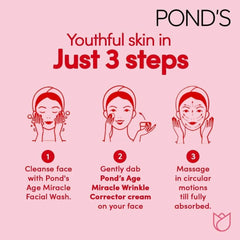 Ponds Age Cream Miracle Night Cream, Anti-Wrinkle Night Moisturizer