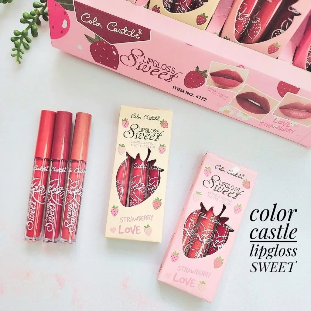 Color Castle Sweet LipGloss 3 Pcs