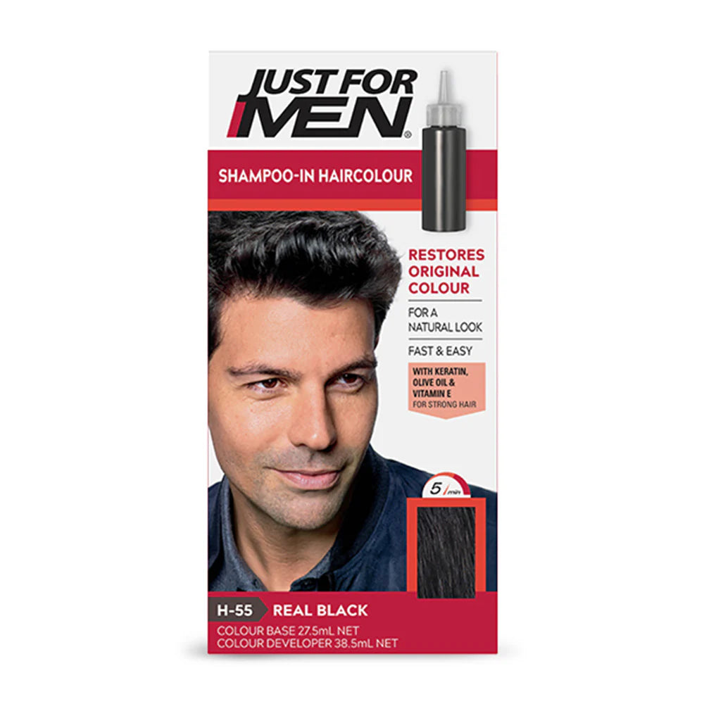 Just For Men - Shampoo-In Haircolour - Real Black