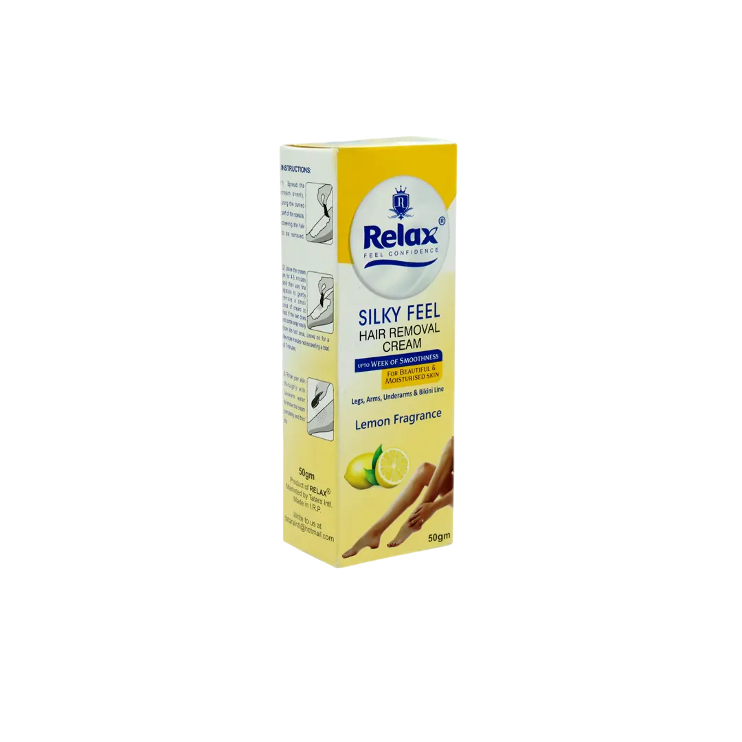 Relax Silky Feel Lemon Hair Removing Cream - 150ml