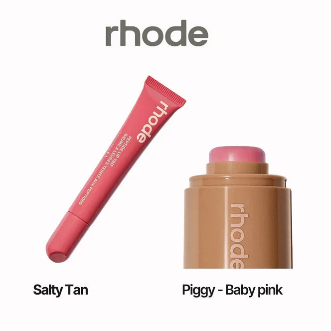 Rhode Blush And Peptide Lip Tint Duo