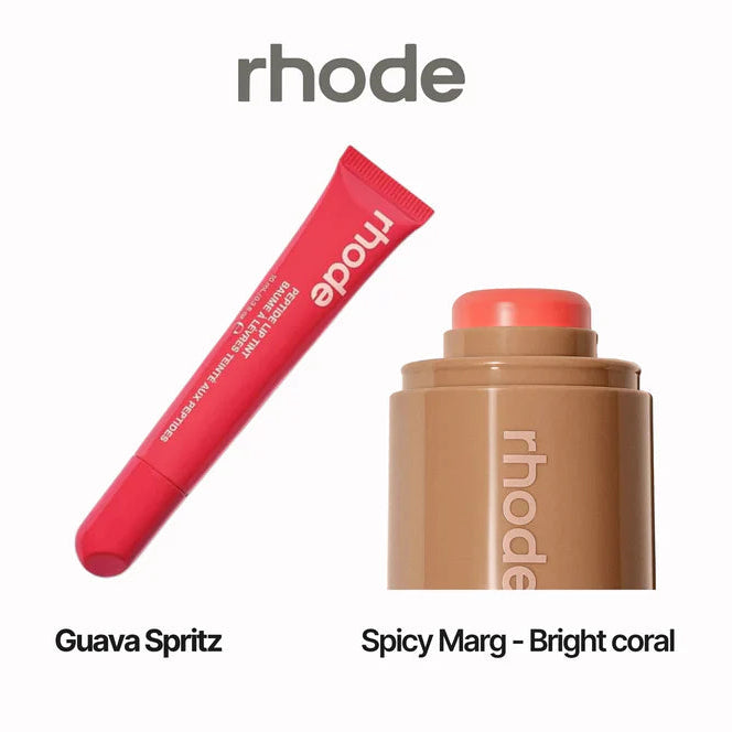 Rhode Blush And Peptide Lip Tint Duo