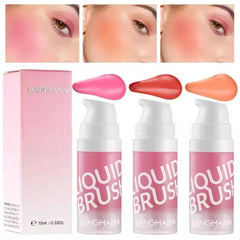 Romantic Rain Natural Beauty Cheeks Liquid Blush (Pack Of 3Pcs)