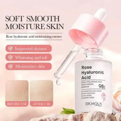 BIOAQUA Hyaluronic Acid Rose Face Serum - 30ml
