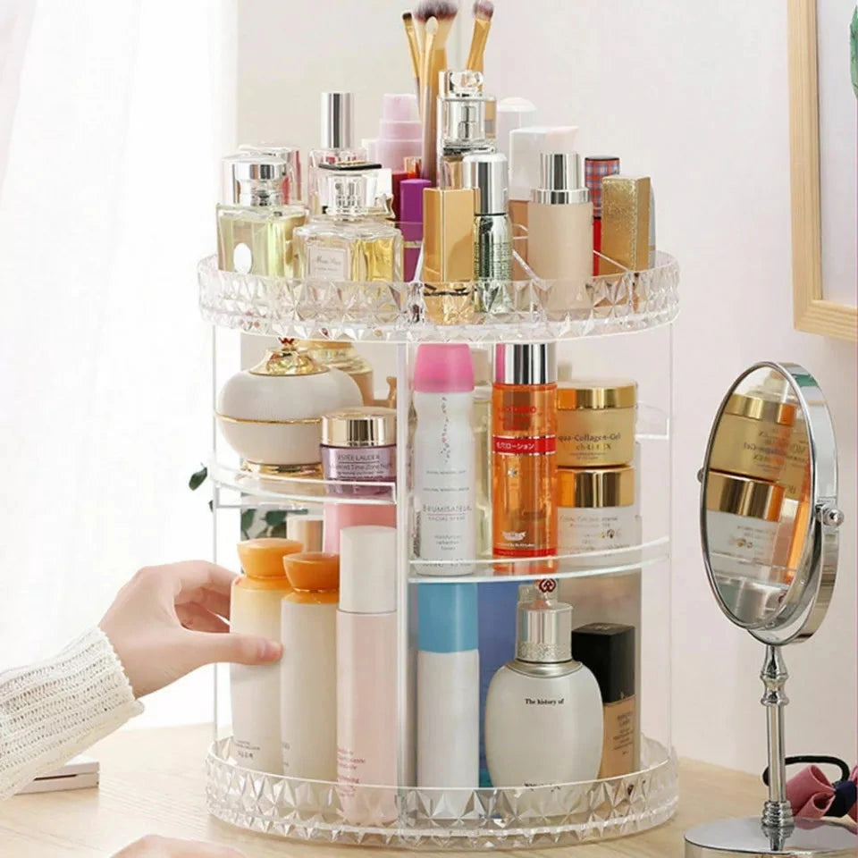 360° Rotating Cosmetic Organizer