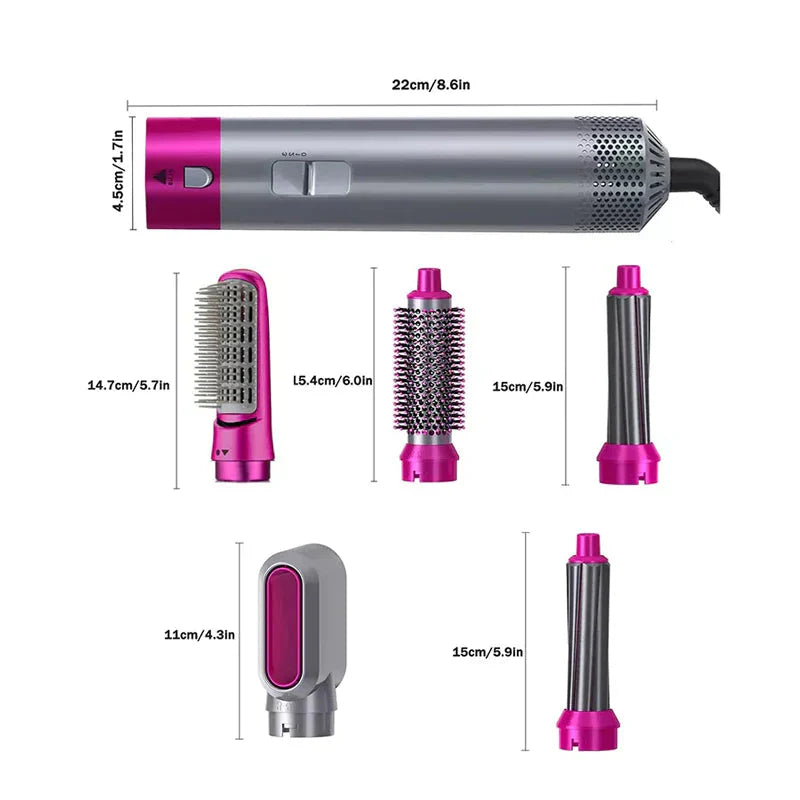 5 in 1 Hot Hair Dryer With Free Gift Hair Hold Spray MADE by USA ( Limited Stock )