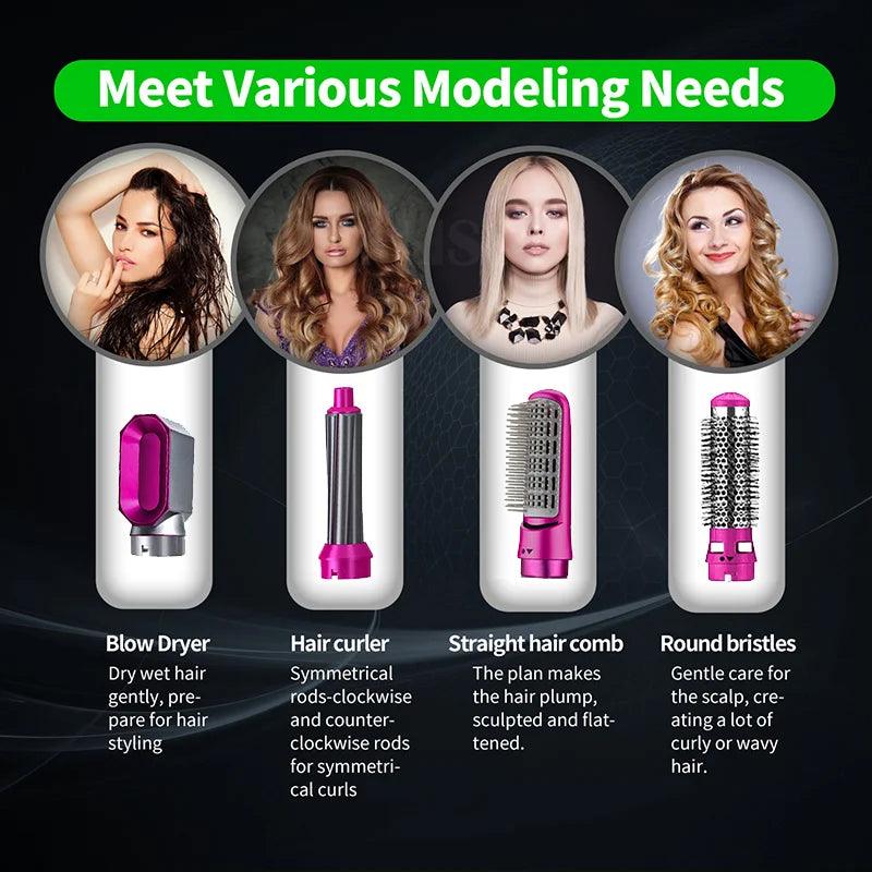 5 in 1 Hot Hair Styler MADE by USA Limited Stock
