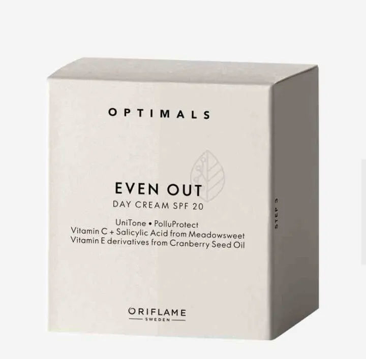 Oriflame Even Out Day Cream SPF 20 – Brightening & Protective Daily Moisturiser