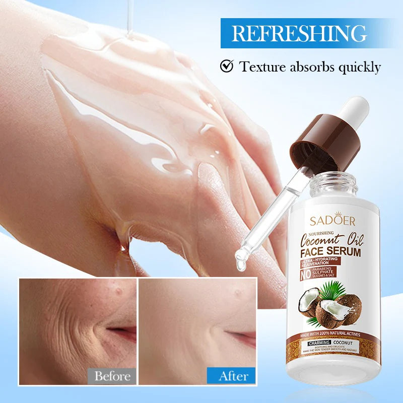 SADOER Nourishing Coconut Oil Face Serum - 40ml