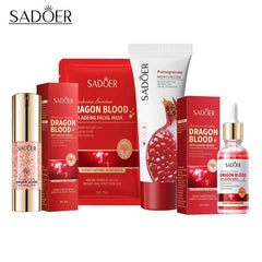 SADOER Value 4 in 1 Dragon Blood & Pomegranate Skincare Set