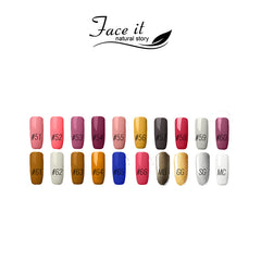 Face it Natural Story Matte & shiny Nail Polish