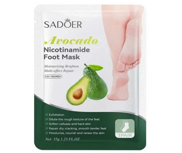 Sadoer Avocado Nicotinamide Moisturizing Foot Mask