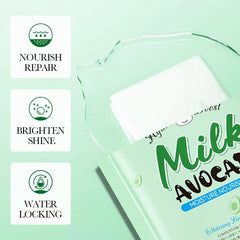 Sadoer Hydrating and Moisturising Hydro Boost Milk Avocado Sheet Mask - 30g