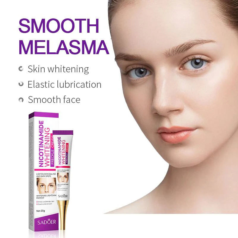 Sadoer Nicotinamide Whitening Lightening Spots Freckle Face Cream - 20g