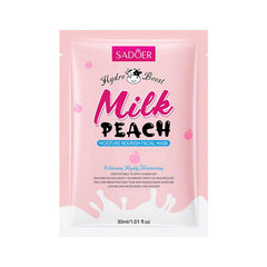 Sadoer Hydrating and Moisturising Hydro Boost Milk Peach Sheet Mask - 30g