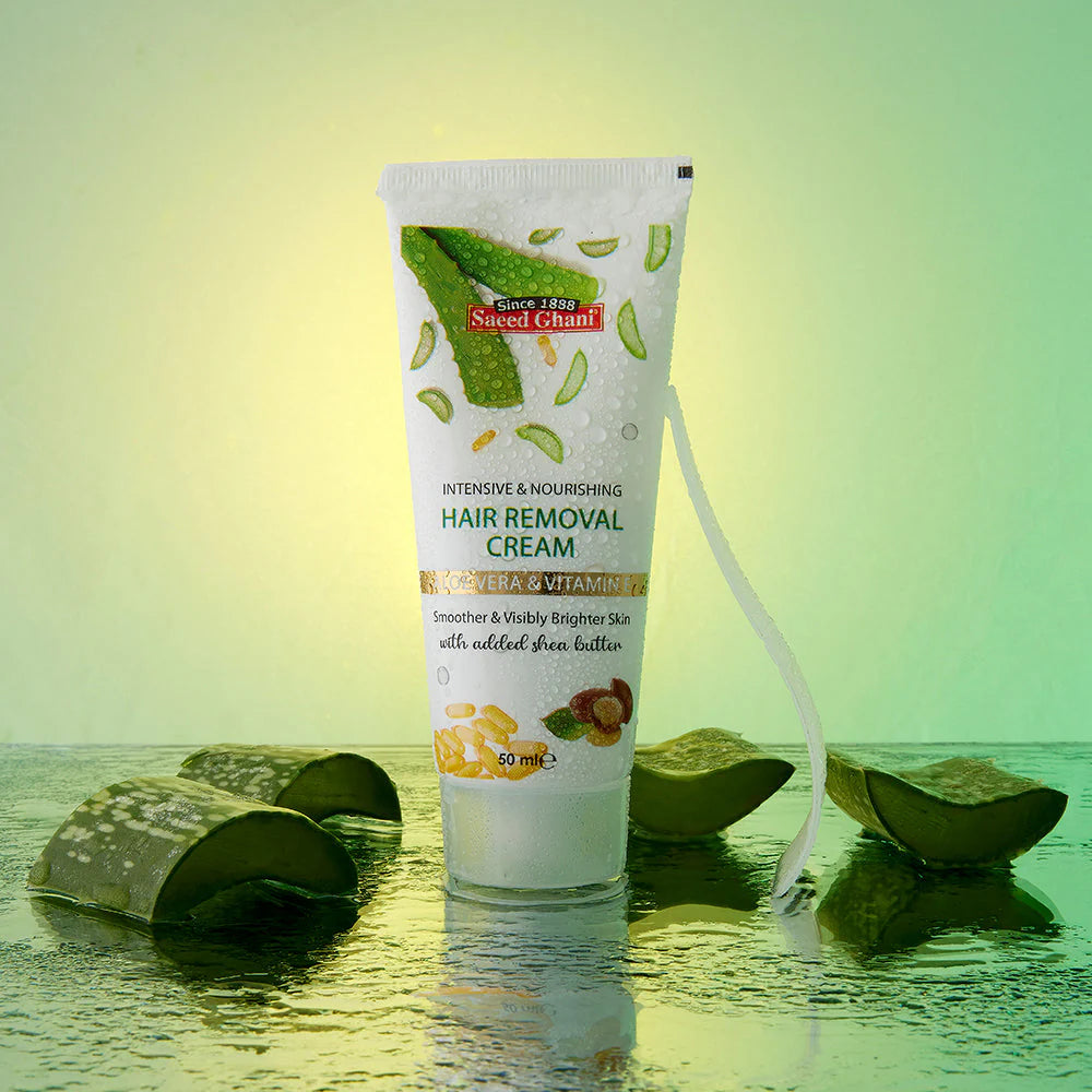 Saeed Ghani - Hair Removal Cream With Aloe Vera & Vitamin E -  50ml
