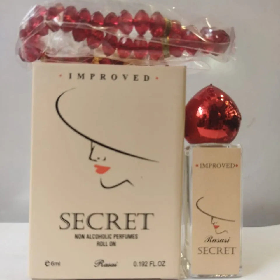 Secret By Rasasi Attar with Tasbeeh 6ml