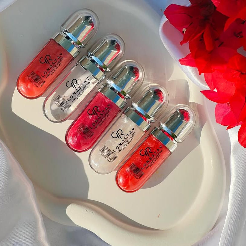 GR Longstay Shimmer Gloss Collection – 5 Shades Set