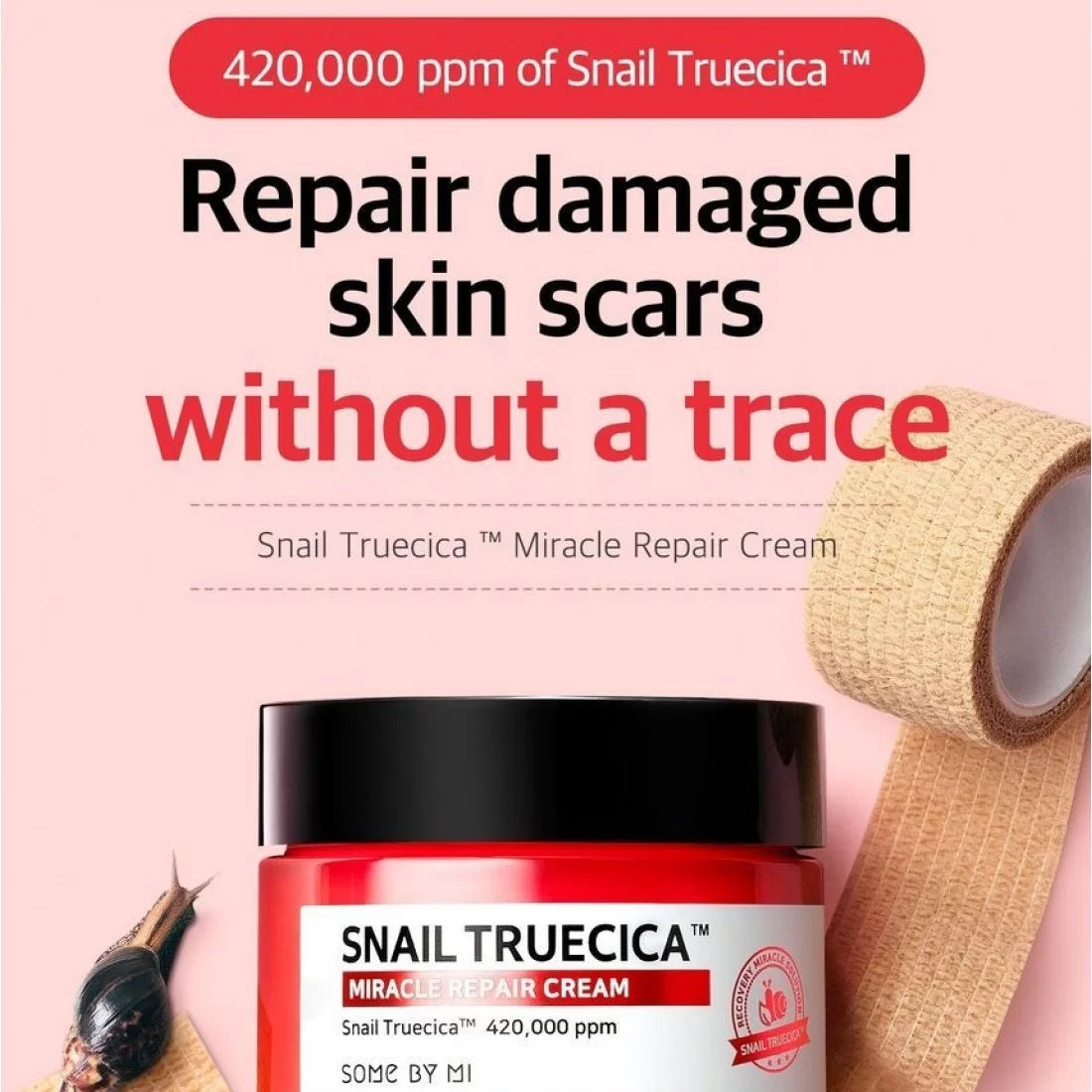 Some By Mi - Snail Truecica Miracle Repair Cream 60g