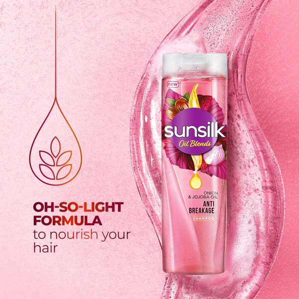 Sunsilk - Oil Blends Onion & Jojoba Oil Shampoo - 380Ml