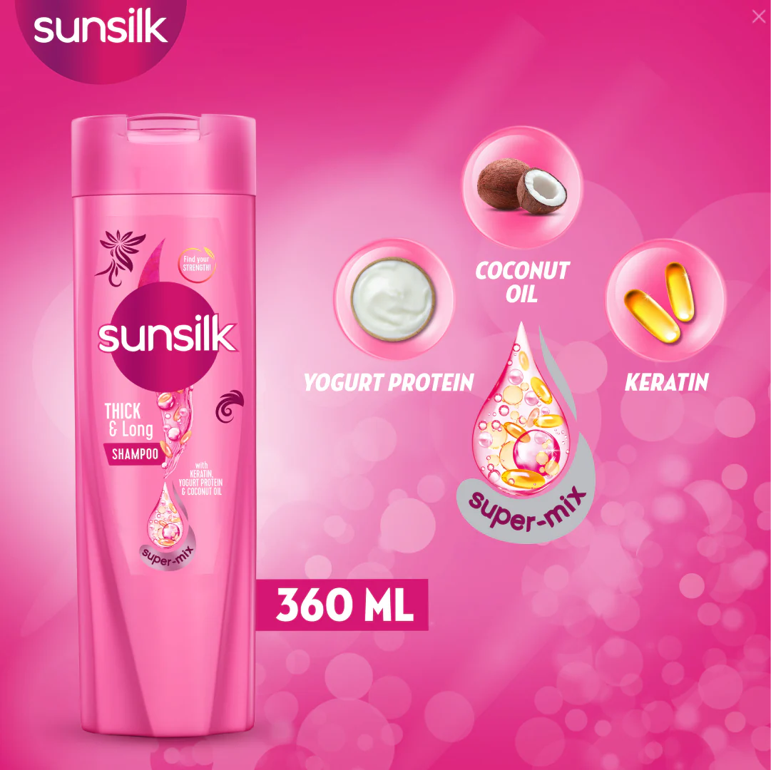 Sunsilk Shampoo Thick & Long