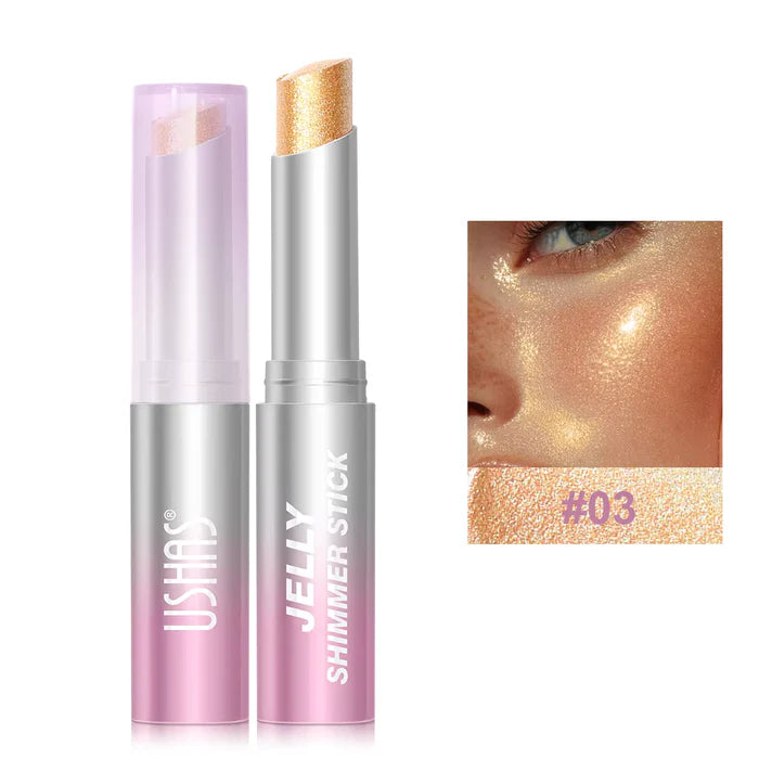 USHAS Jelly Eyeshadow Stick – Long Lasting Metallic Shimmer Eye Color