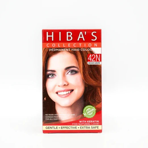 Hibas Collection Hair Color 42N Medium Auburn (60-ml)