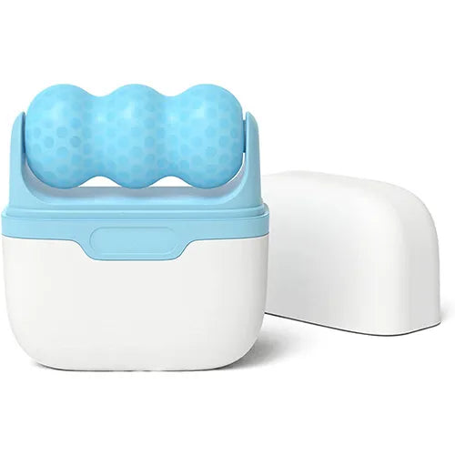 2-in-1 W+V Shaped Face Roller & Cool Ice Body Massager