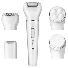 Kemei 5 in 1 Epilator Hair Removal For Women Cordless