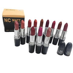 12 Pcs/Set High Quality NC Mac Lipsticks