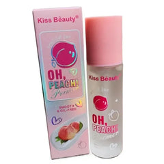 Kiss Beauty Peach Make-up Primer Beautiful face oil free 30ml