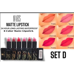 Nars Matte Lipsticks 6Pcs