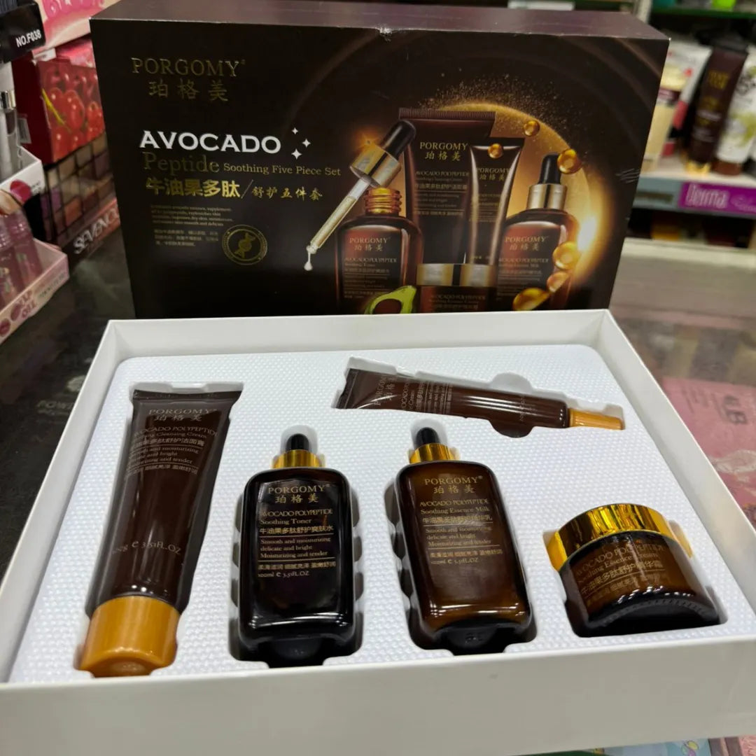 Porgomy Avocado Skin Care 5-Piece Set