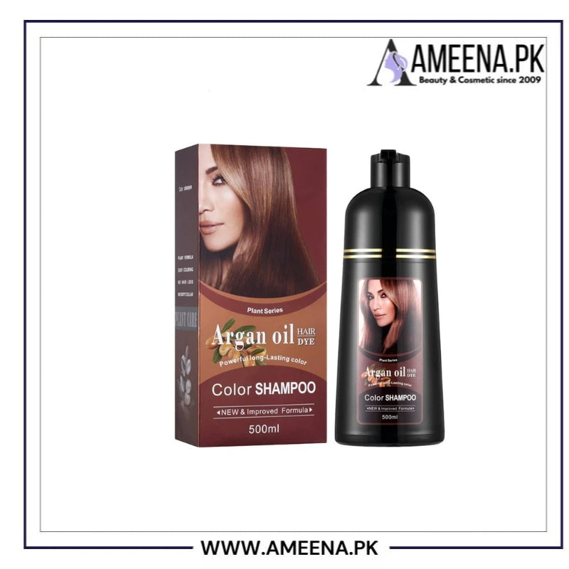 Mokeru Argan Oil Color Hair Dye Shampoo 500ml