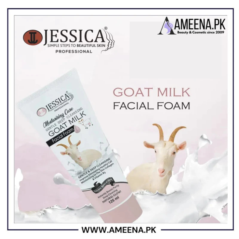 Jessica Goat Milk Facial Foam Face Wash