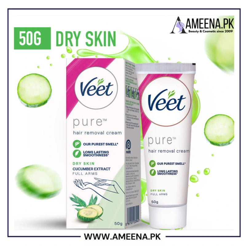 Veet Pure Hair Removal Cream Dry 50g