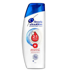 Head & Shoulders Smooth & Silky 2 in 1 Antidandruff Shampoo 185ml