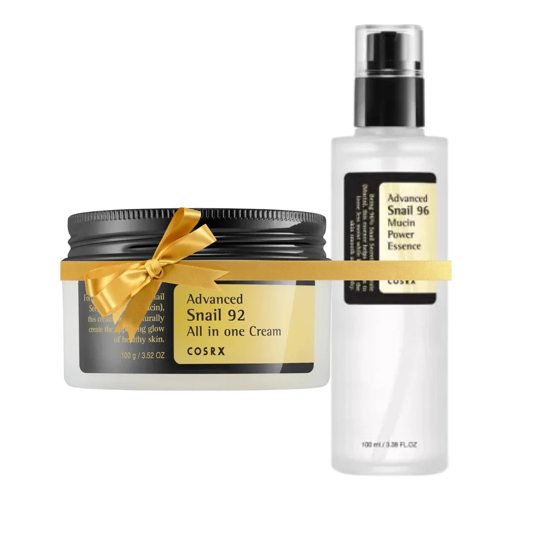 Advanced Snail Bundle : Advanced Snail 96 Mucin Power Essence 100ml + Advanced Snail 92 All in one Cream 100g