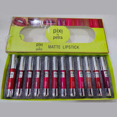 Pack of 12 Pixi Beauty Matt Lipsticks