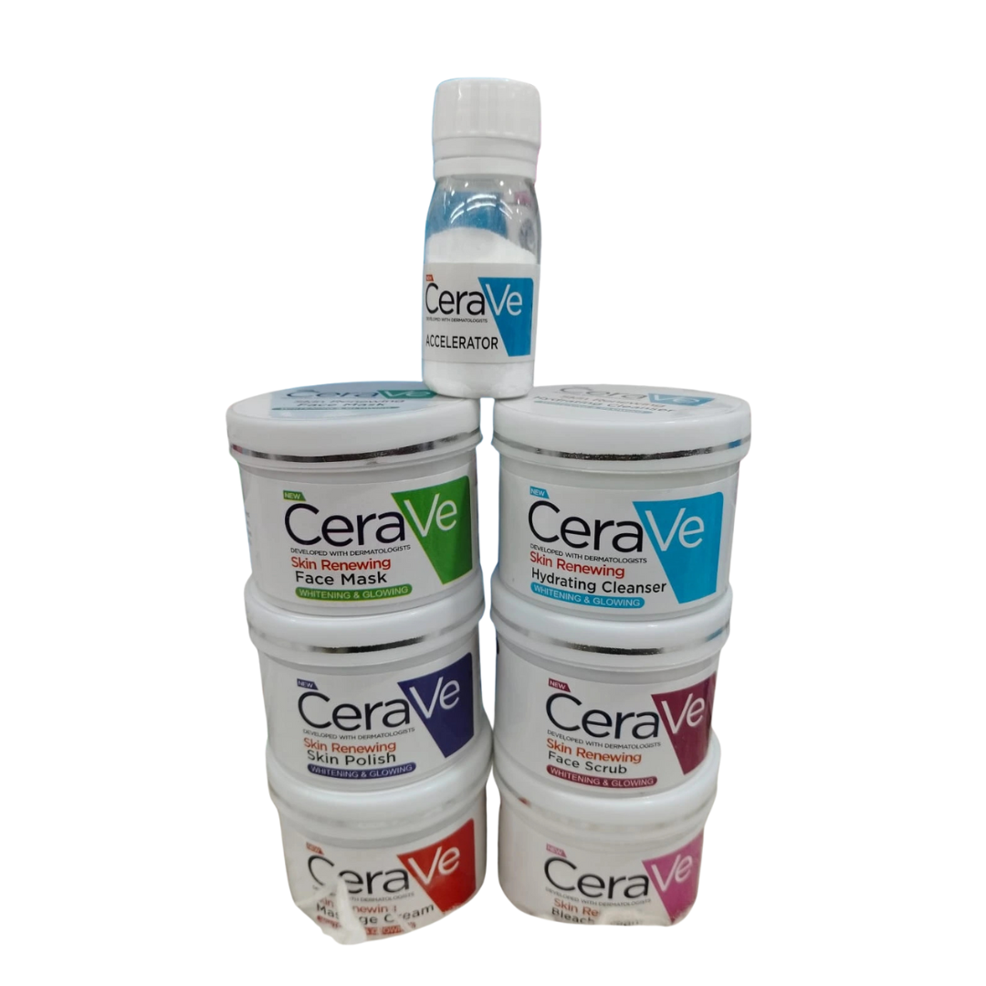 CeraVe Skin Renewing Facial Kit with Bleach