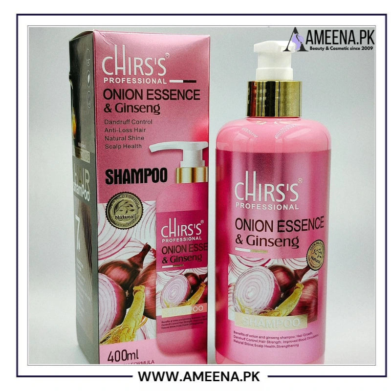 Chris's Professional Onion Essence Ginseng Shampoo 400ml