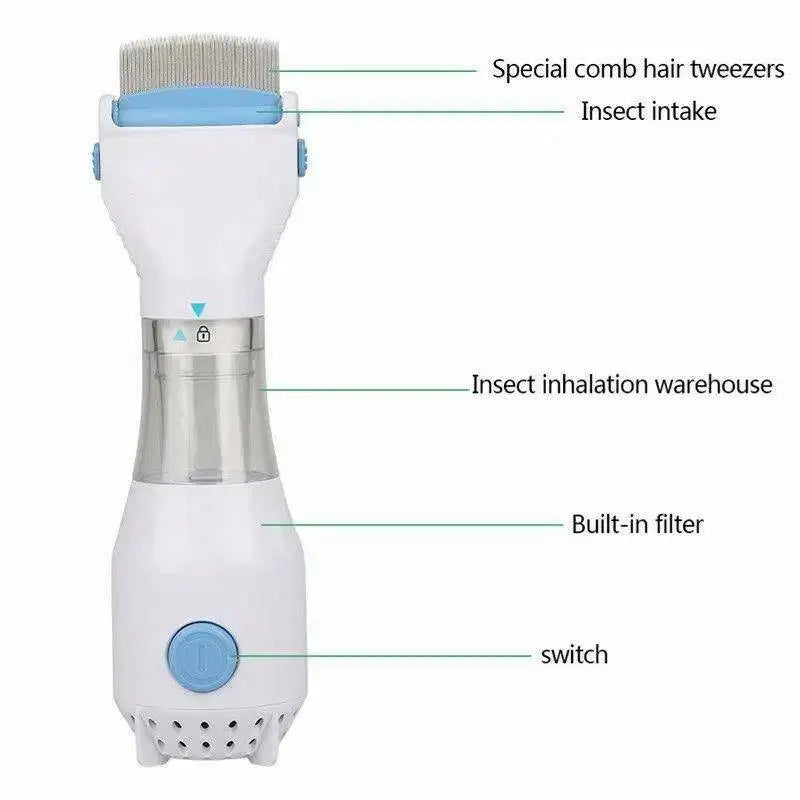 V Comb Electric Anti Lice Removal Machine